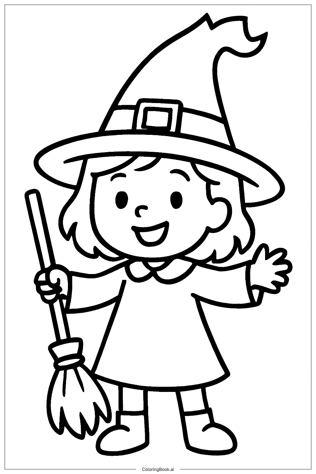  Trang tô màu Đứa trẻ phù thủy vui tươi hậu duệ 