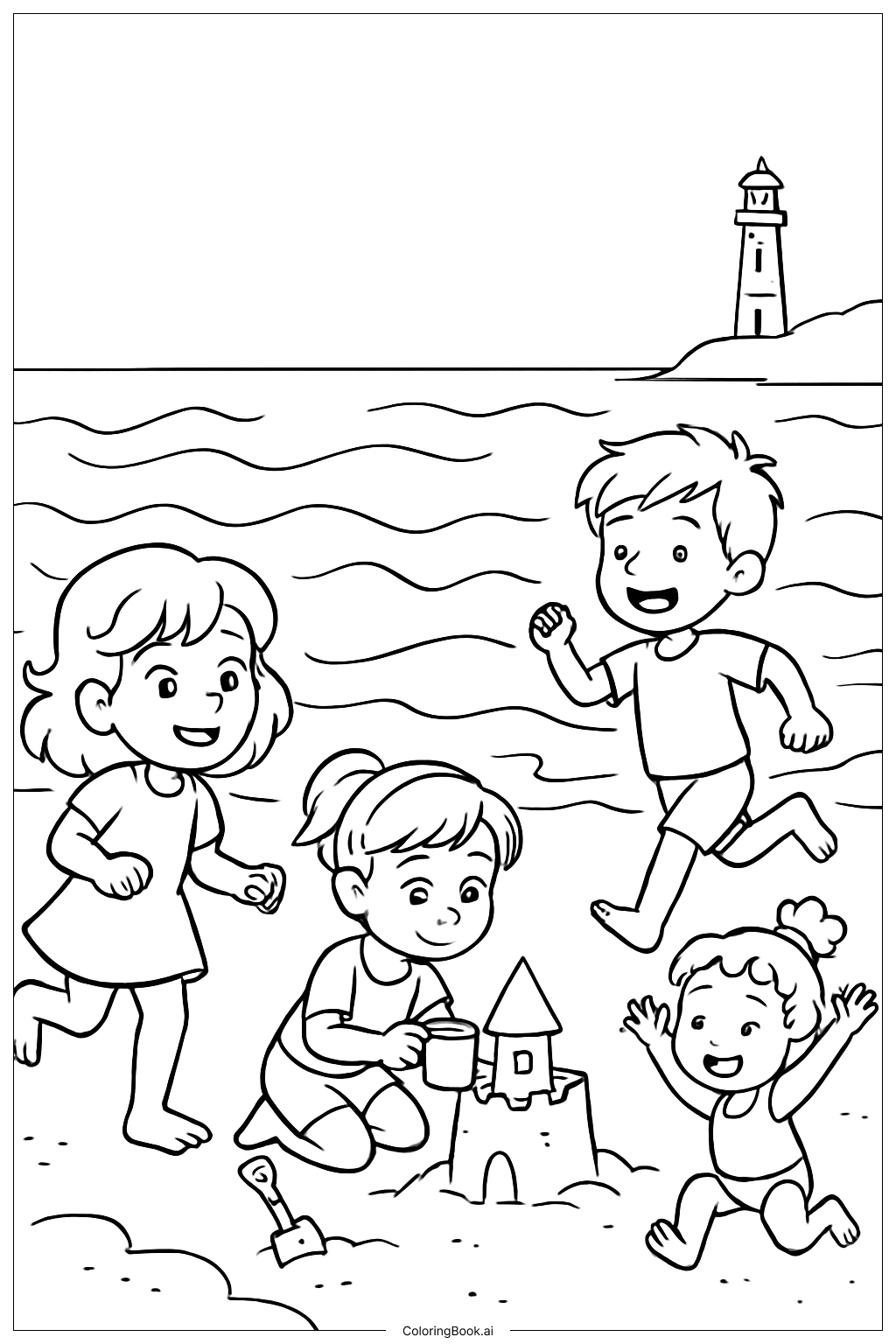  Trang tô màu Cuộc phiêu lưu bãi biển Descendants 