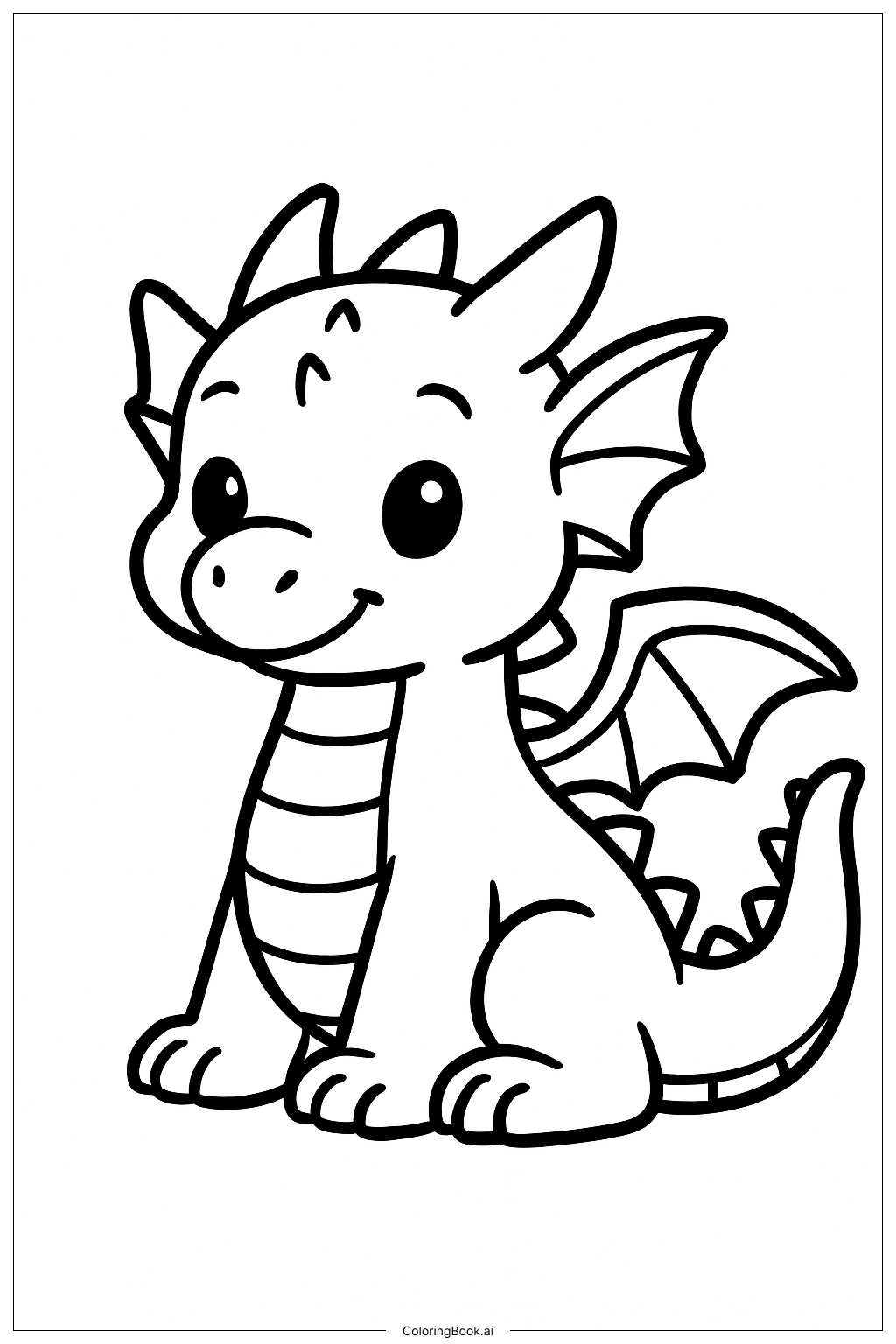  Trang tô màu Thú Cưng Rồng Nhỏ Tiểu Thư 