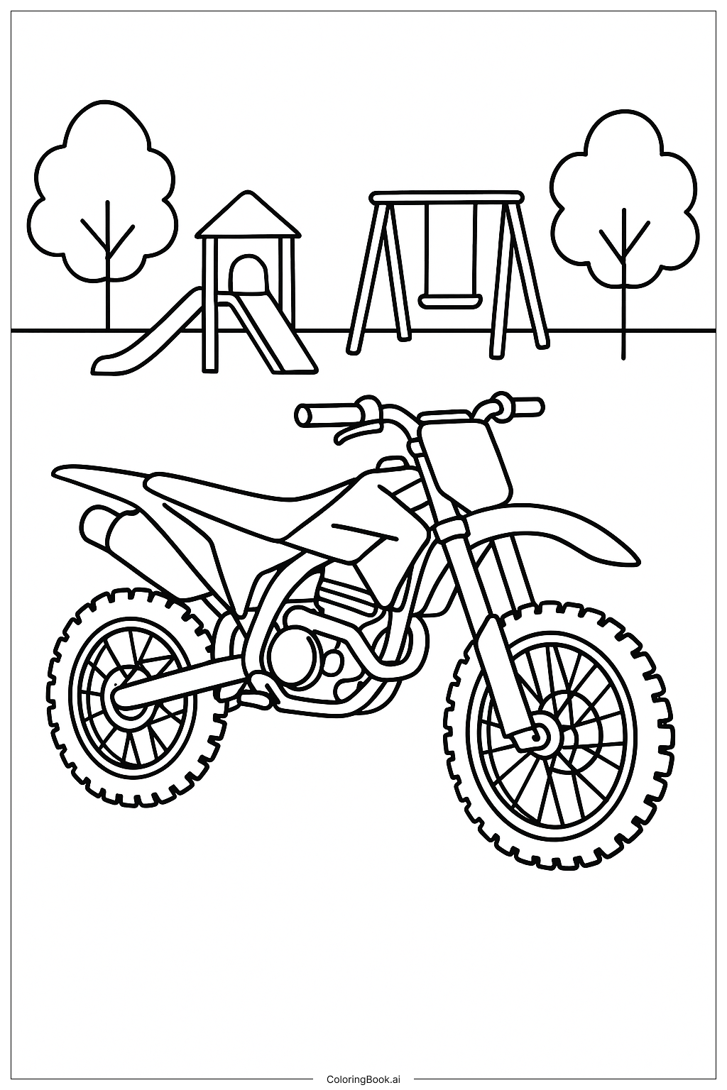 더트 바이크 공원 전망