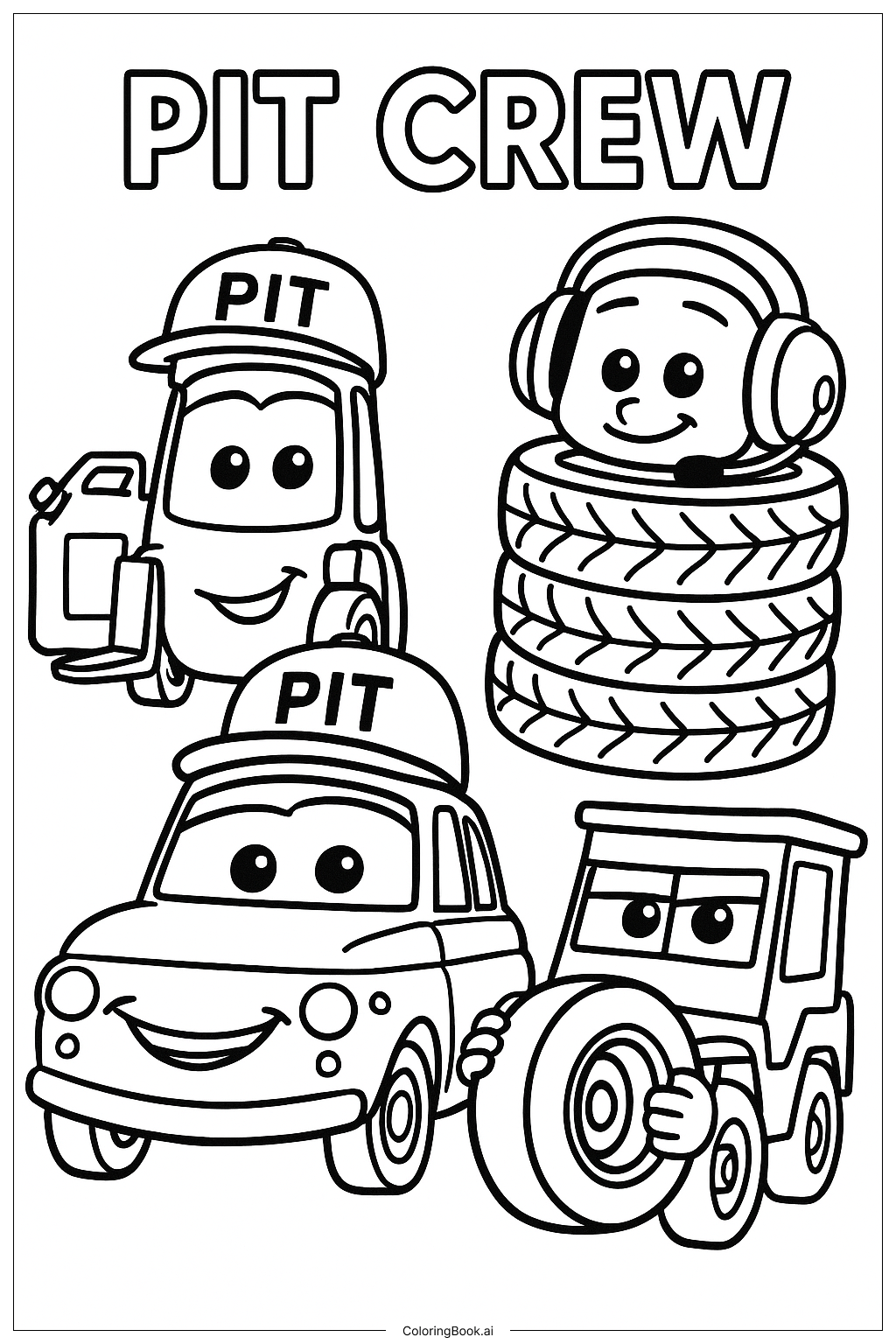  Disney Cars Coloring Page 