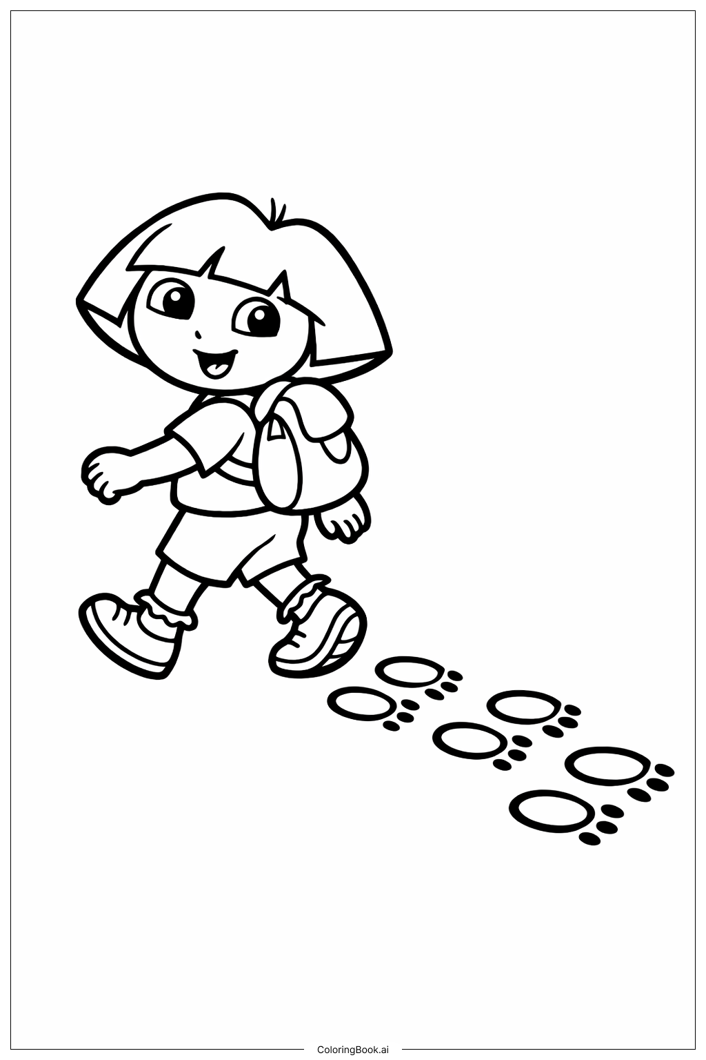 Dora Die Entdeckerin Fußspuren