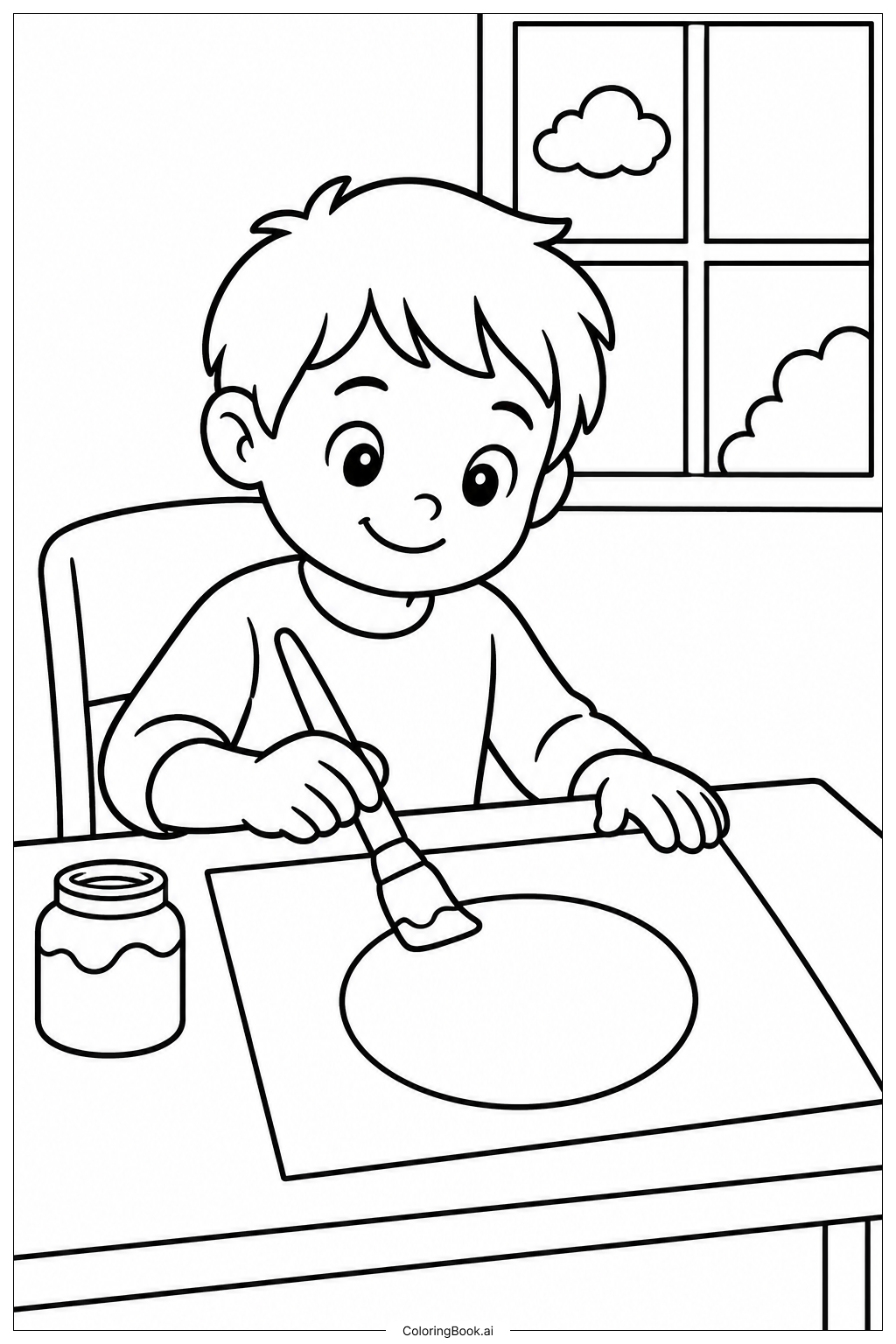Dot Day Art Table