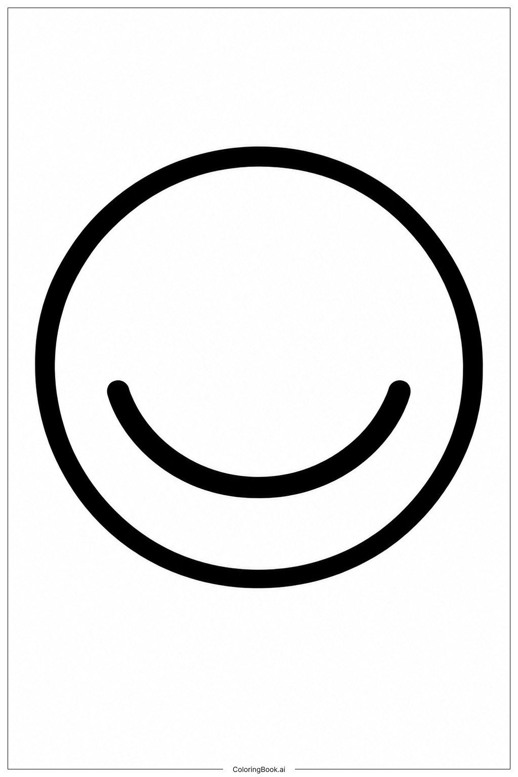 Dot Day Big Circle Coloring Page