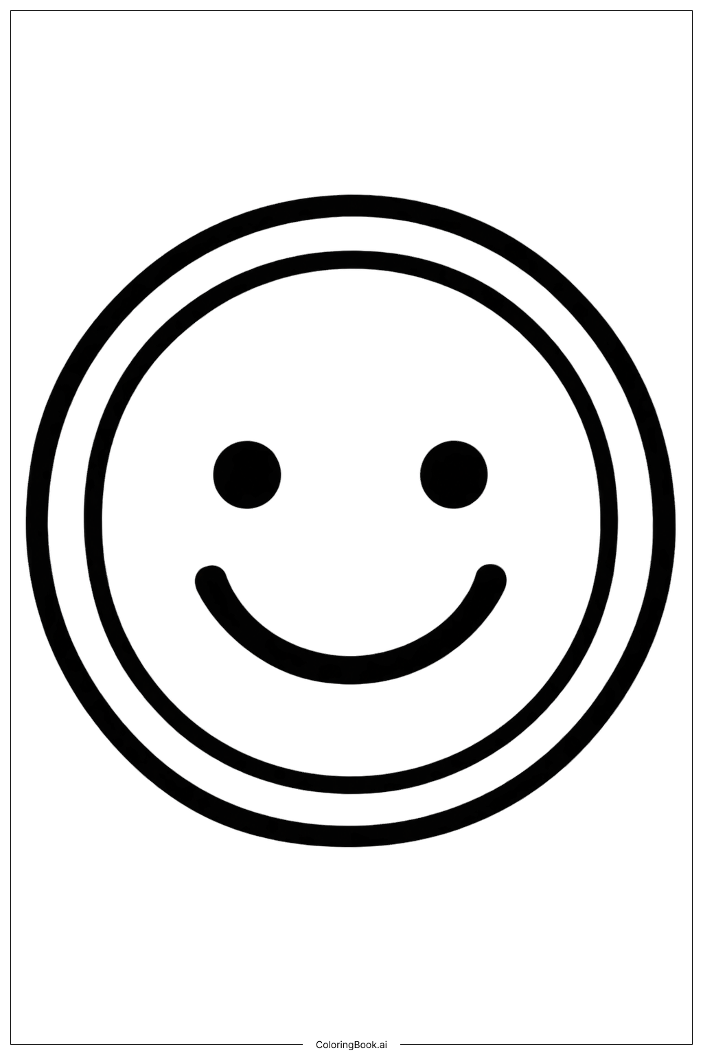 Dot Day Button Badge Coloring Page