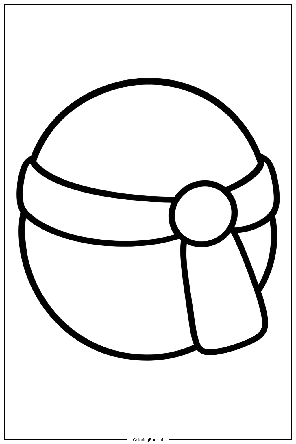 Dot Day Snowball Coloring Page