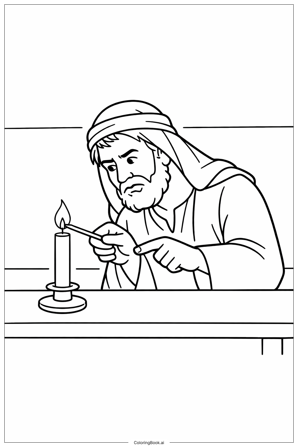 懷疑的多馬與蠟燭