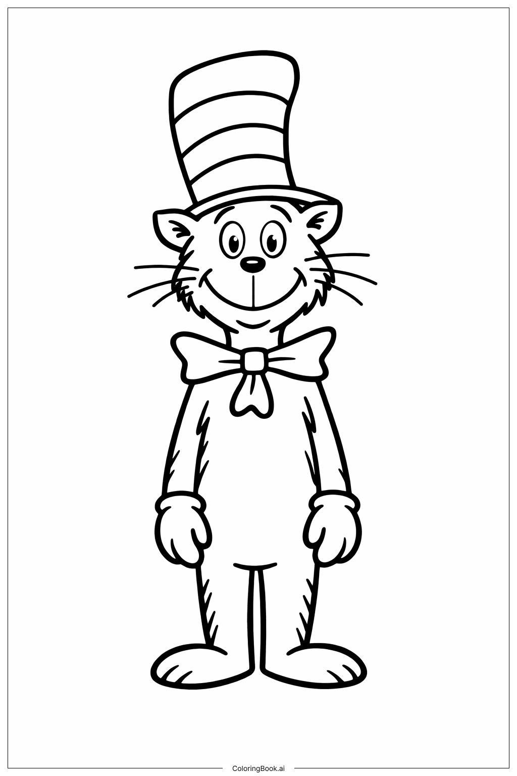  Dr Seuss Cat In Hat Coloring Page 