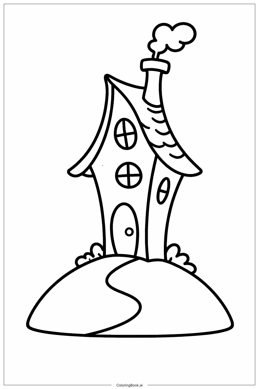 Casa do Dr. Seuss na Colina