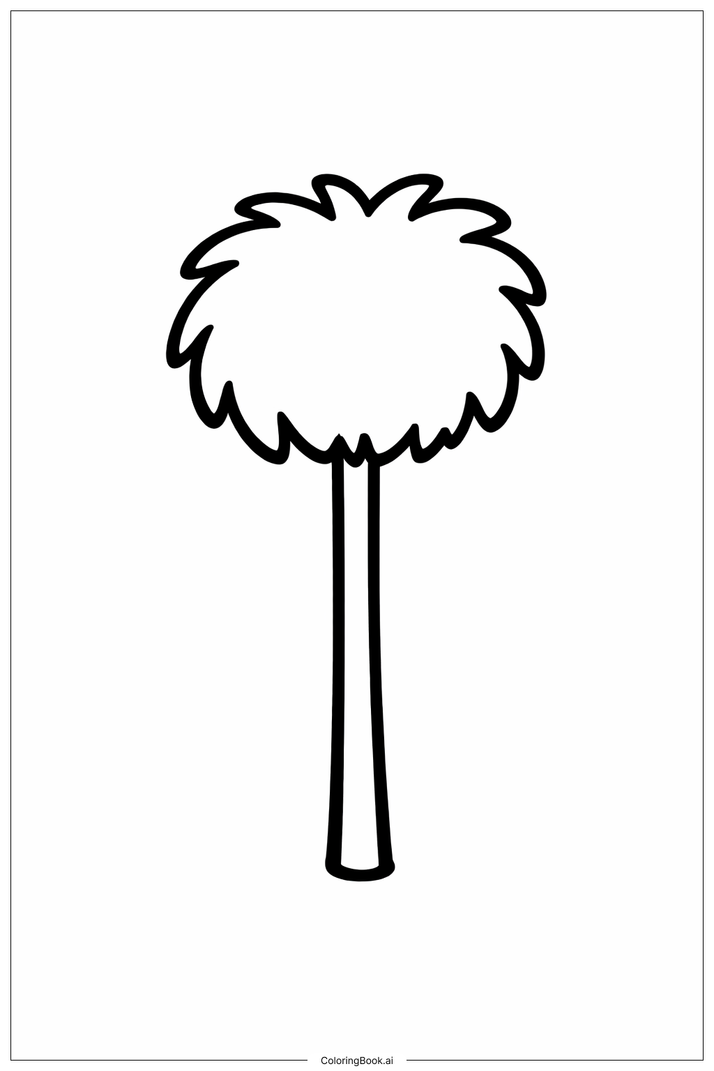 苏斯博士特鲁富拉树简笔画