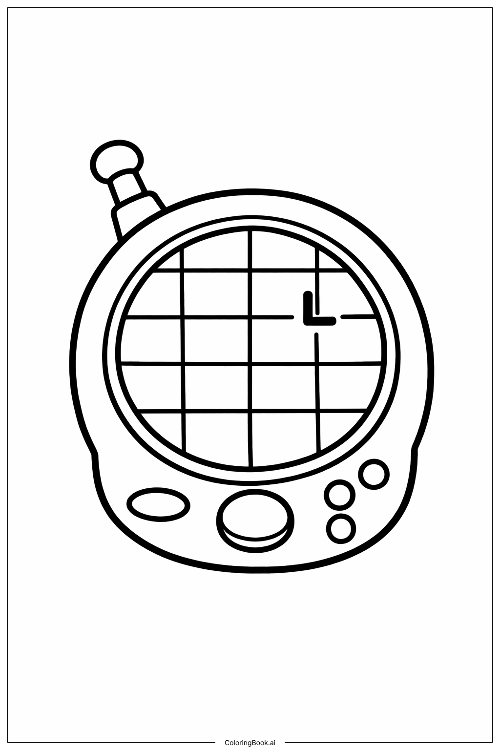  Page de coloriage Dragon Ball Dragon Radar 