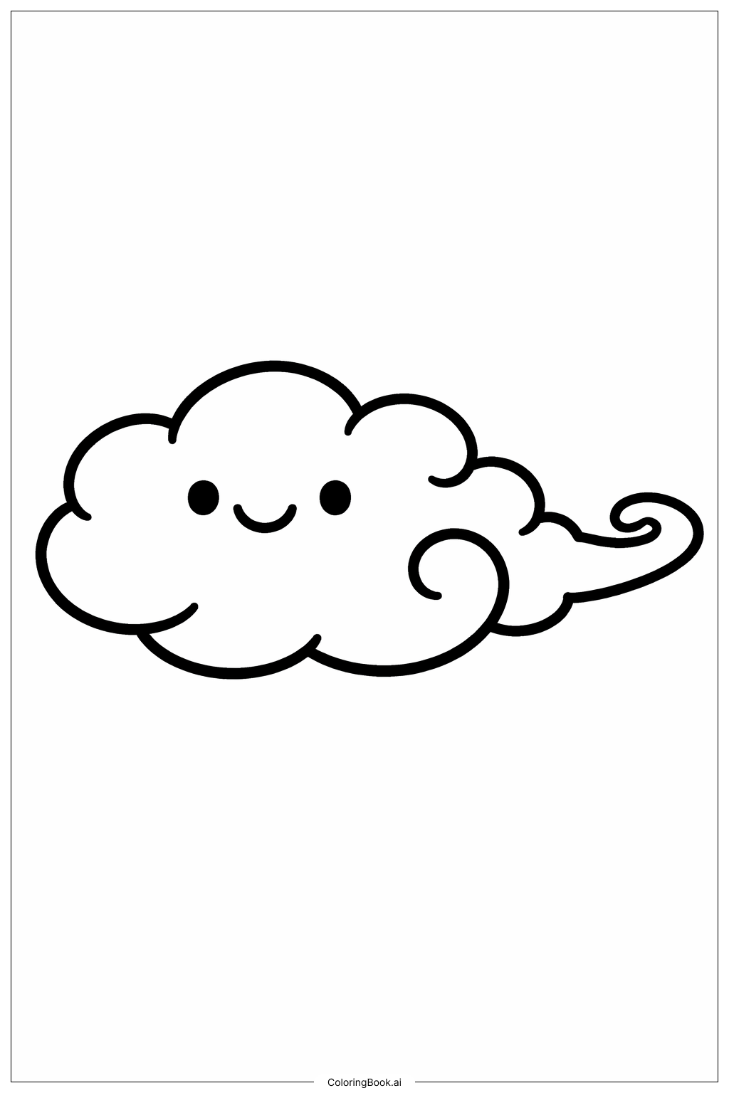  Page de coloriage Dragon Ball Flying Nimbus 