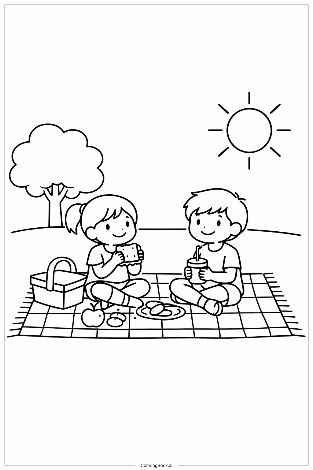 Scène de pique-nique Dragon Ball