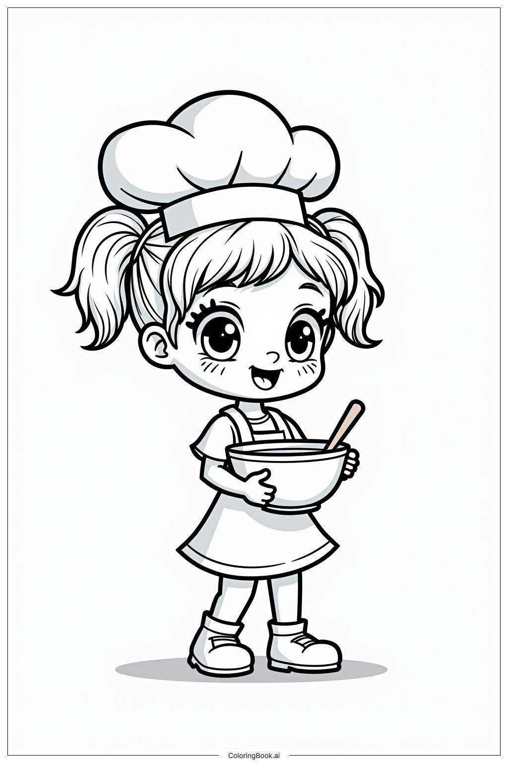  Raspberry Torte Strawberry Shortcake Baking Coloring Page 