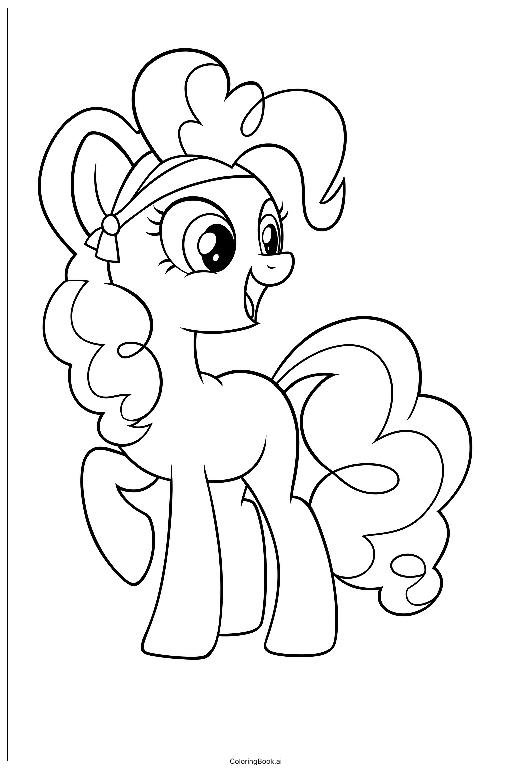  Trang tô màu Pinkie Pie Chi Tiết 