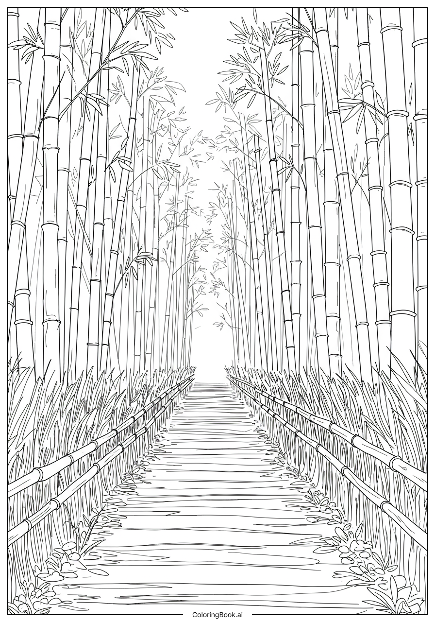 Zen Mindfulness Bamboo Forest
