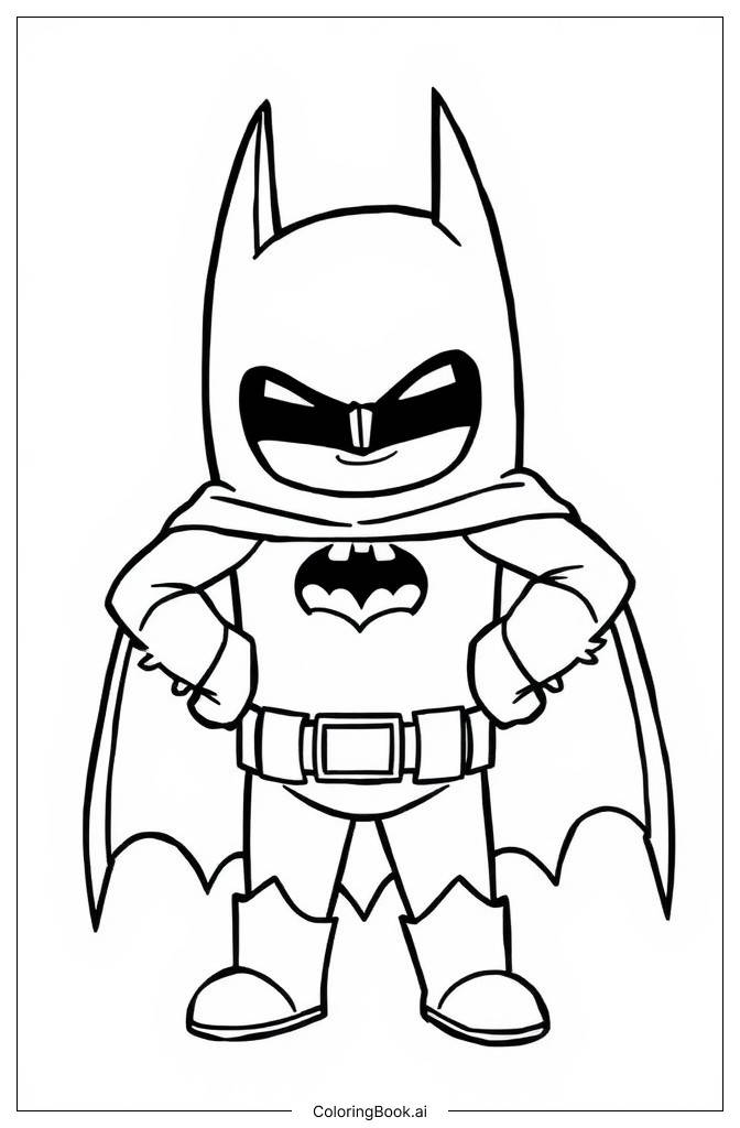  Page de coloriage Batman Parmi Nous 