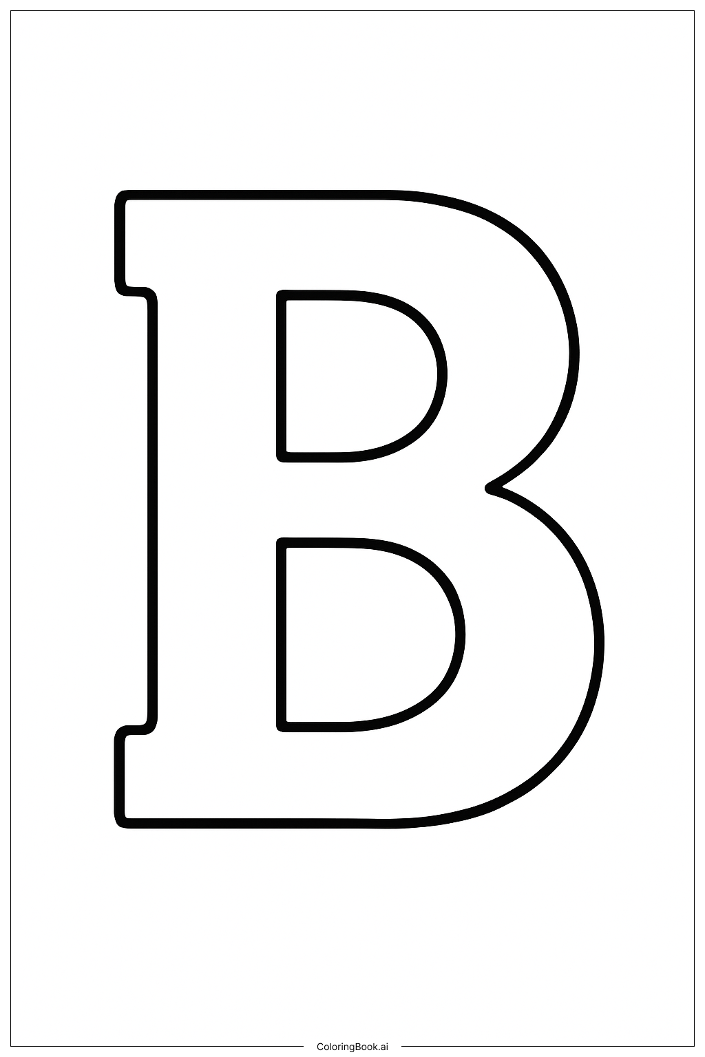  Trang tô màu Chữ B Lớn của Buffalo Bills 