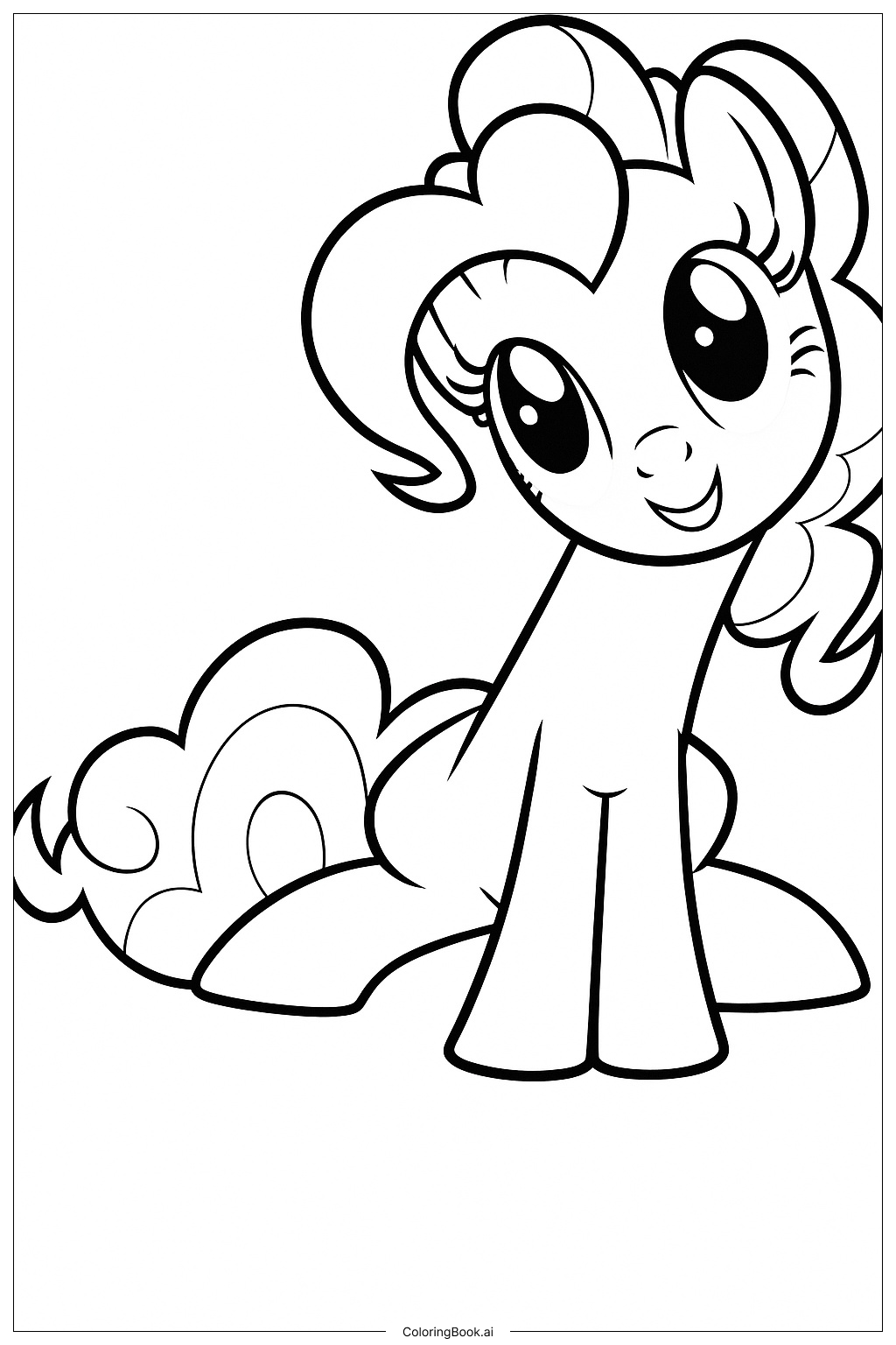  Trang tô màu Pinkie Pie Chi Tiết 