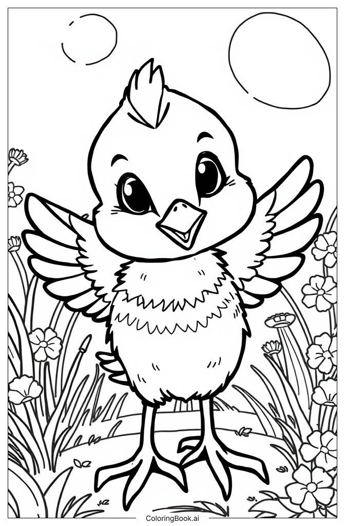  Baby Bird Coloring Page 