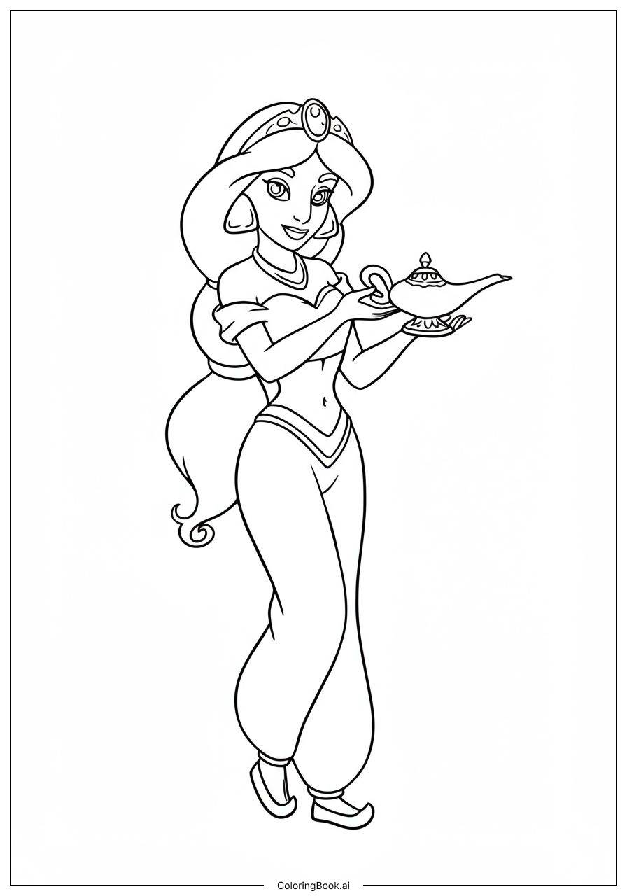 30 Jasmine Coloring Pages Free PDF PNG Printables 