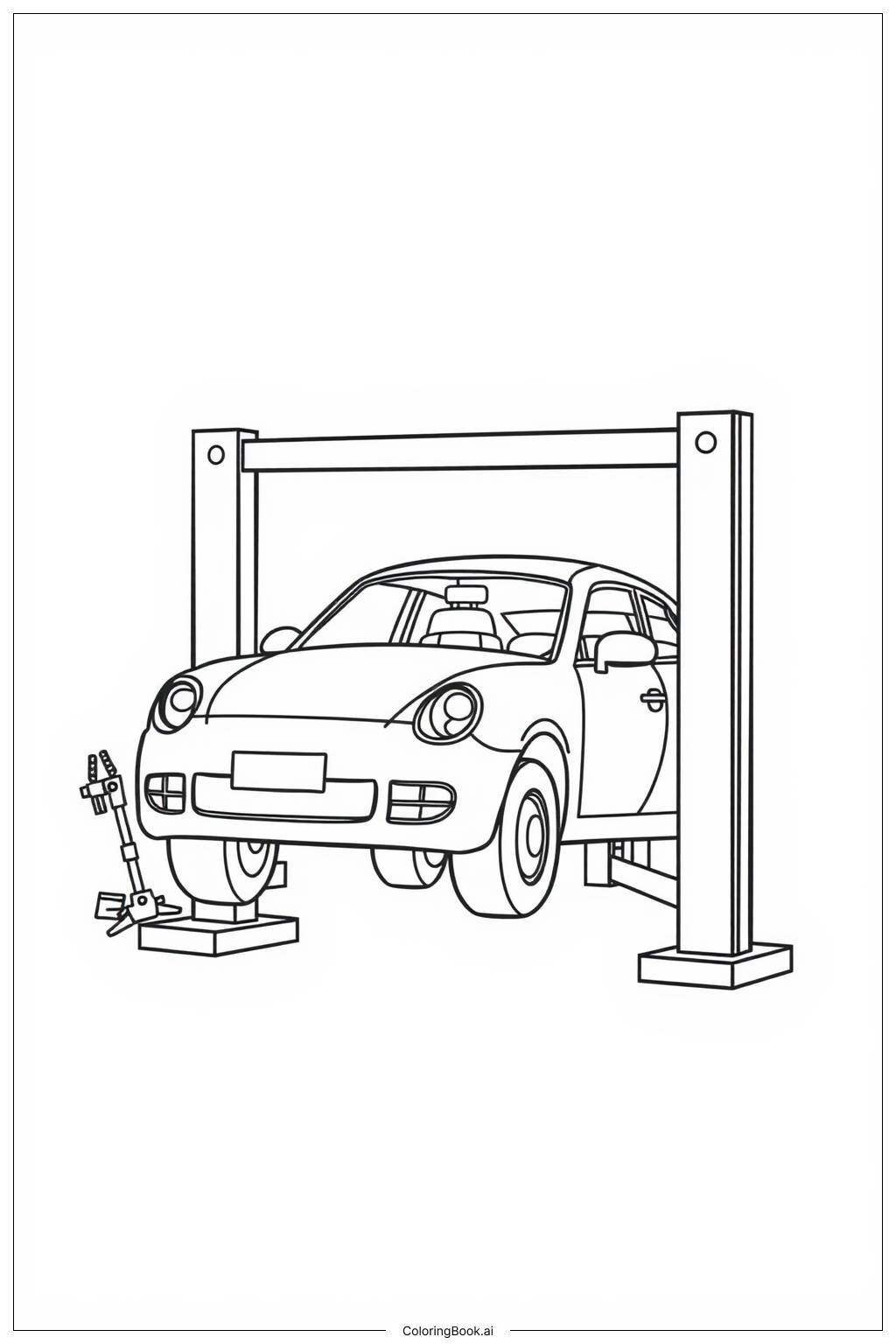  Workshop Repair Time Coloring Page 