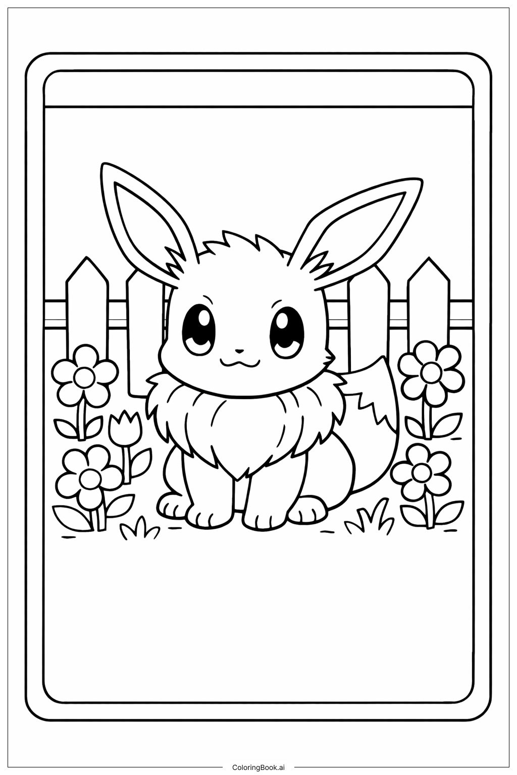 Eevee Pokemon Karten Garten