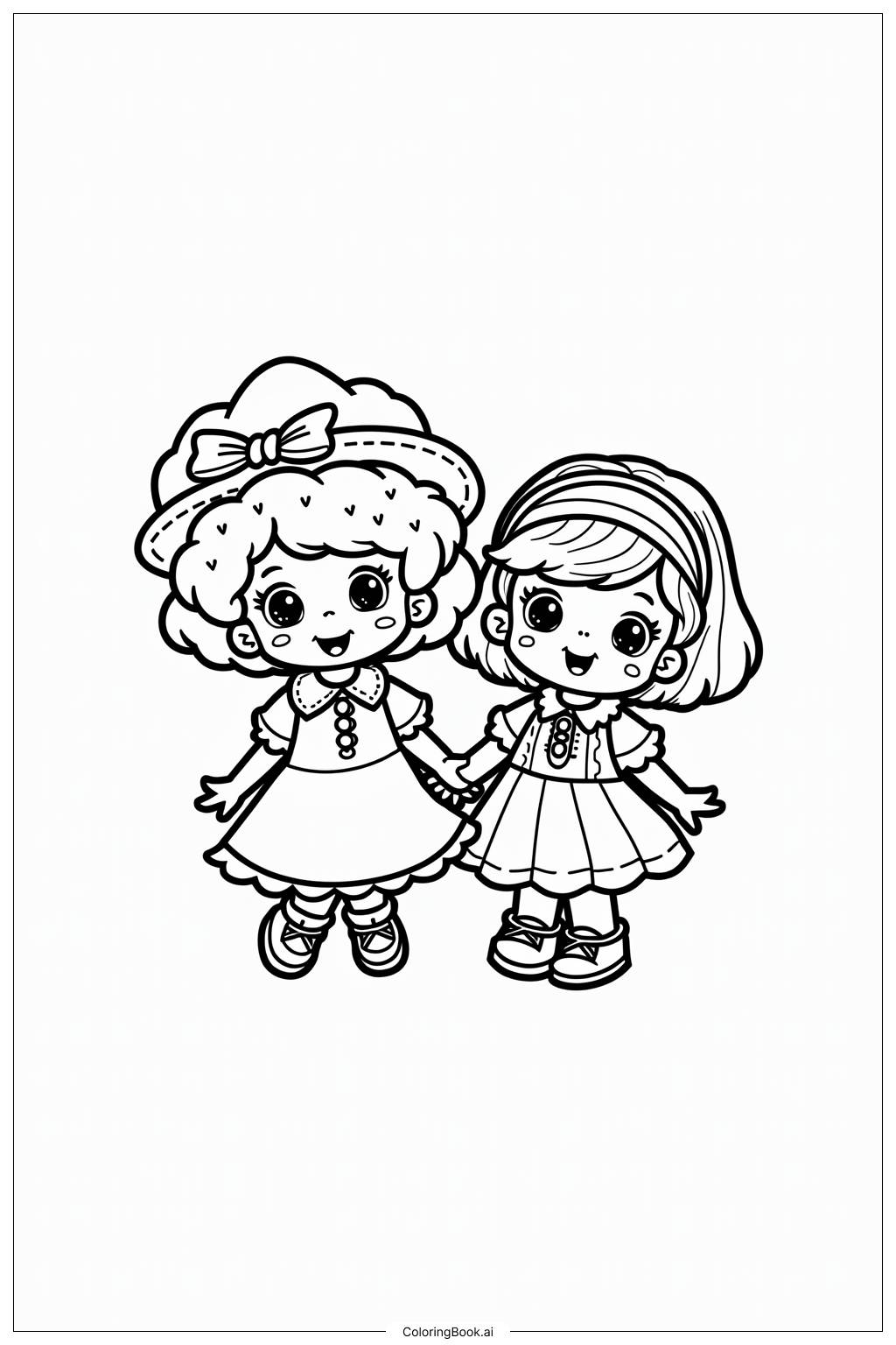  Page de coloriage La Petite Fraise Rencontre Cerise Confiture 