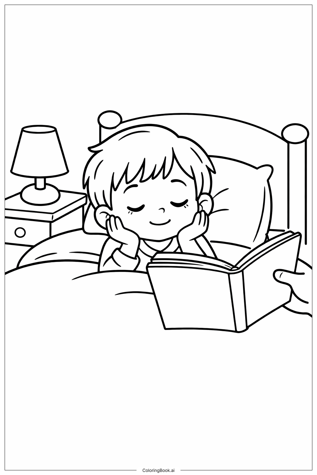  Emotions Bedtime Stories Coloring Page 