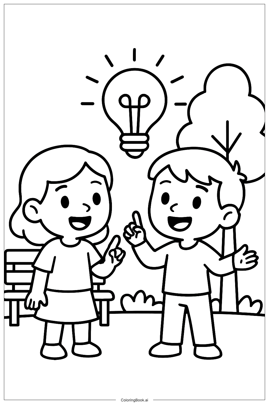 Epiphany With Friends Coloring Page