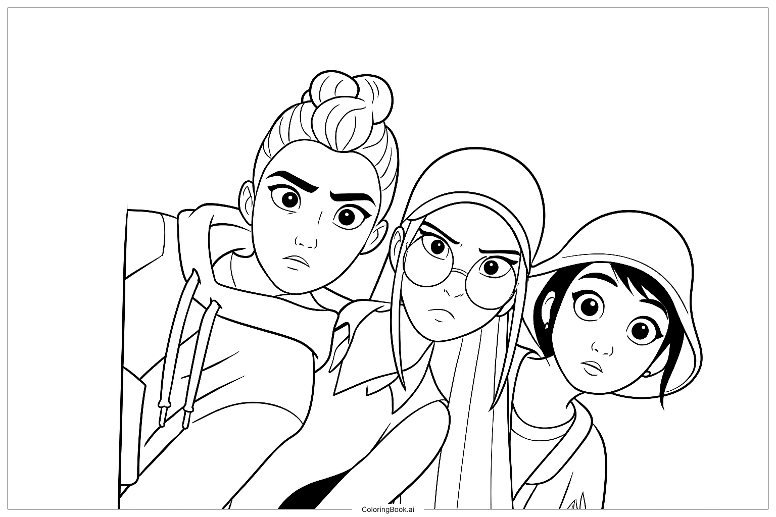 Page De Coloriage Mira Zoey Et Rumi PDF PNG Imprimables Gratuitement Page De Coloriage Mira Zoey Et Rumi PDF PNG Imprimables Gratuitement