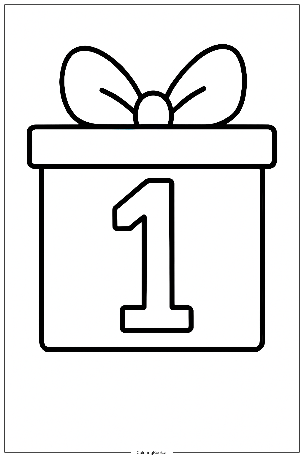  대망절 달력 넘버 원 색칠공부 페이지 