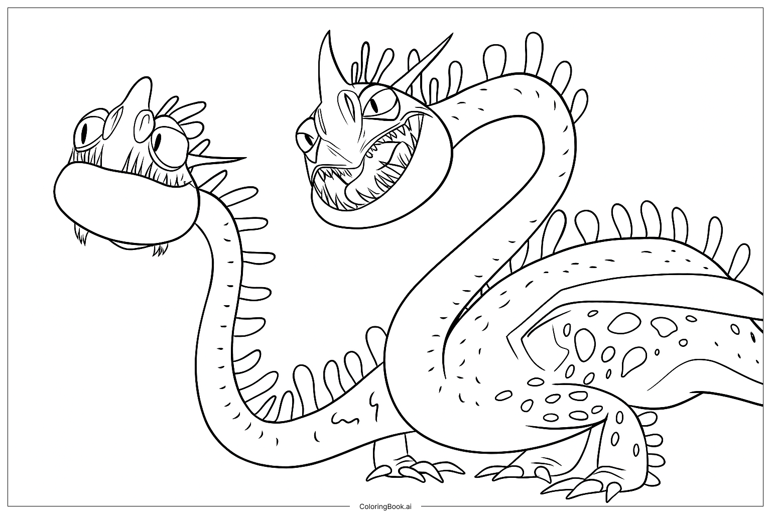  Page de coloriage Barf et Belch 