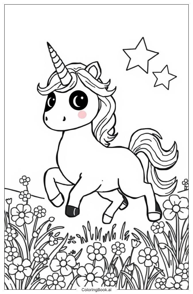  Page de coloriage Panda Licorne 