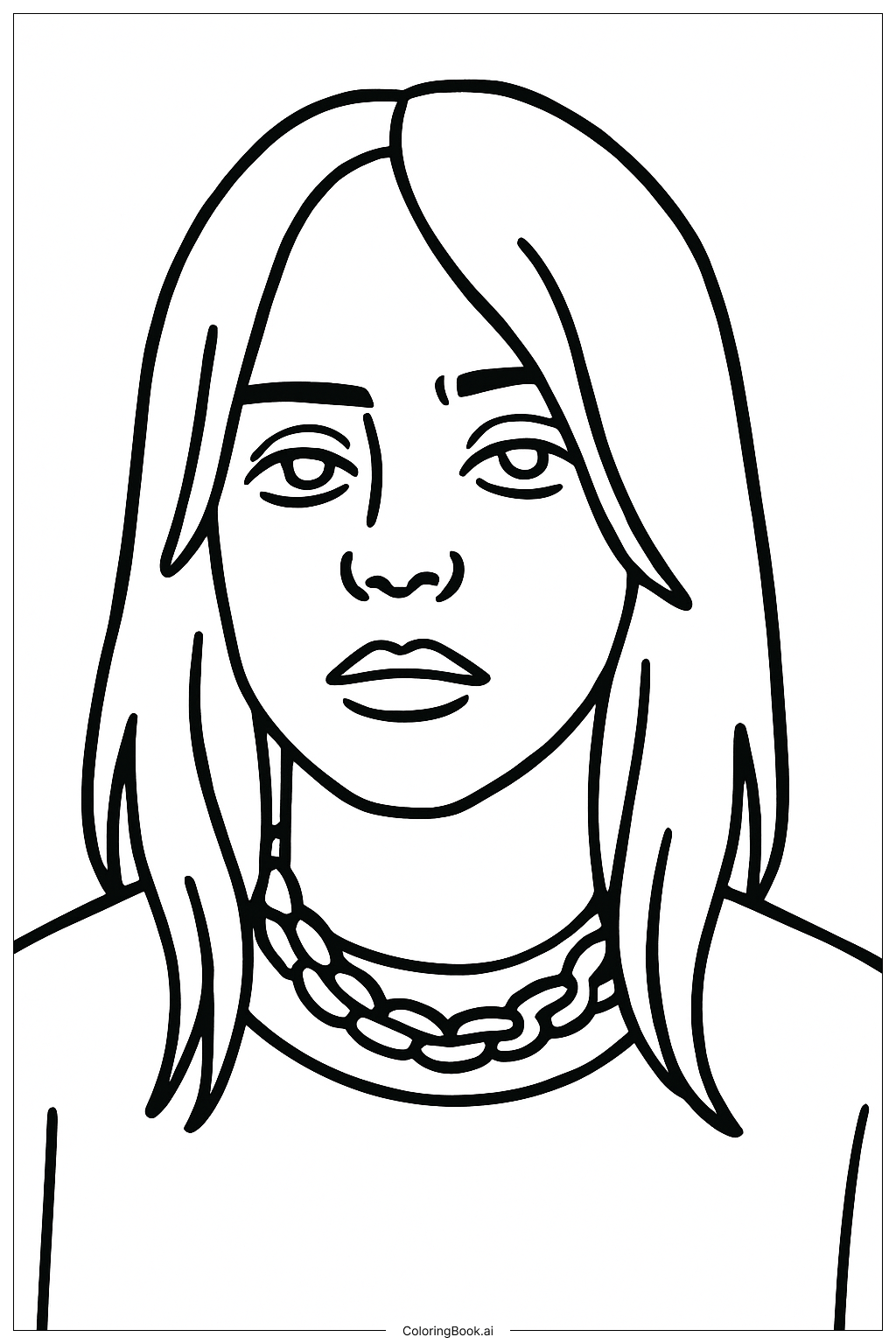Um Close-up de Billie Eilish