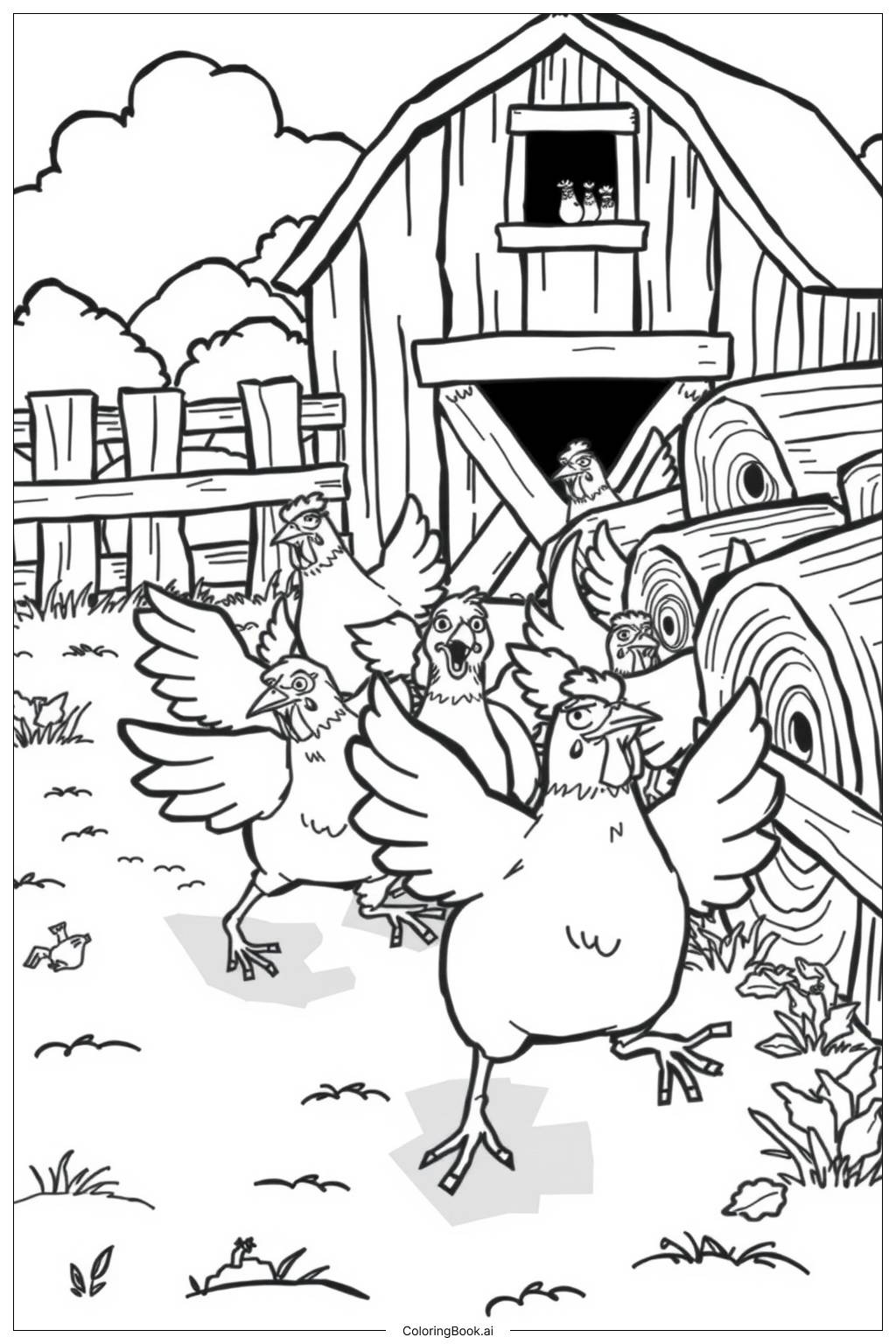  Chicken Run Rescue4 Coloring Page 