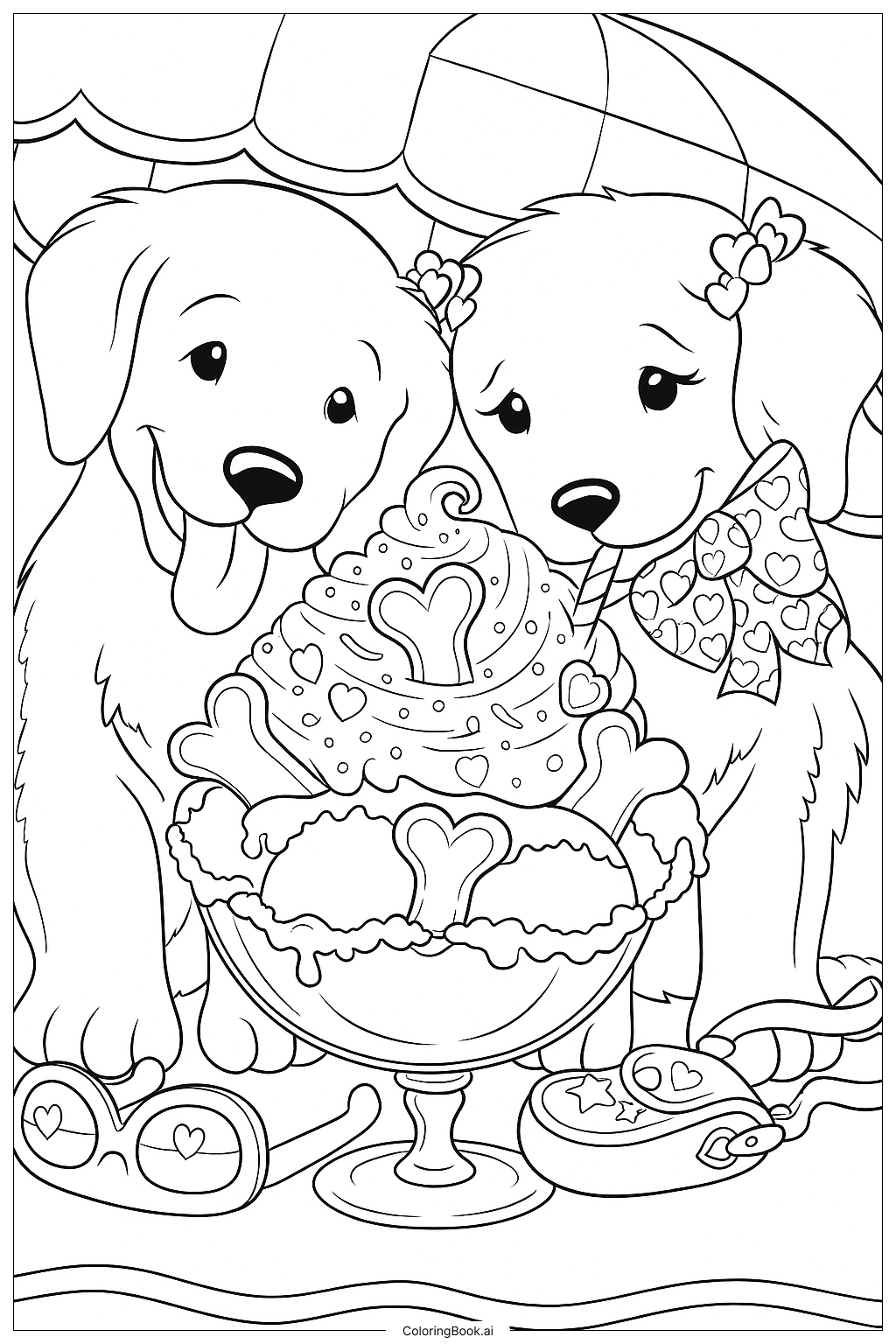  Page de coloriage Casey et Candy 