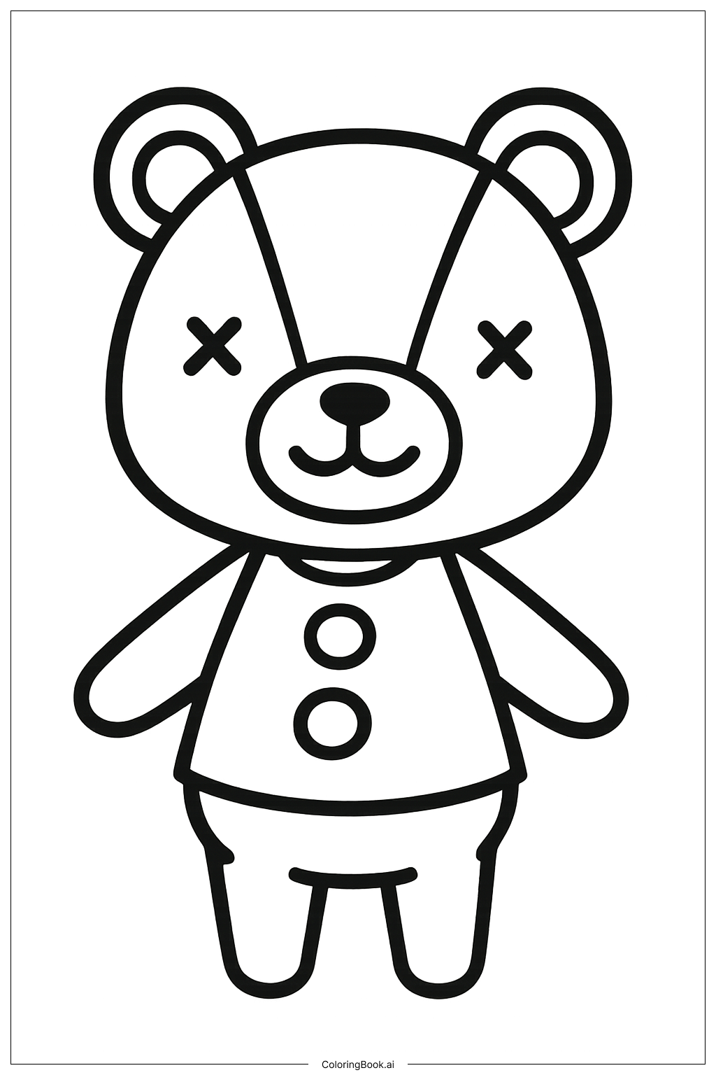  Animal Crossing Dorfbewohner Stitches Der Bär Ausmalseite 