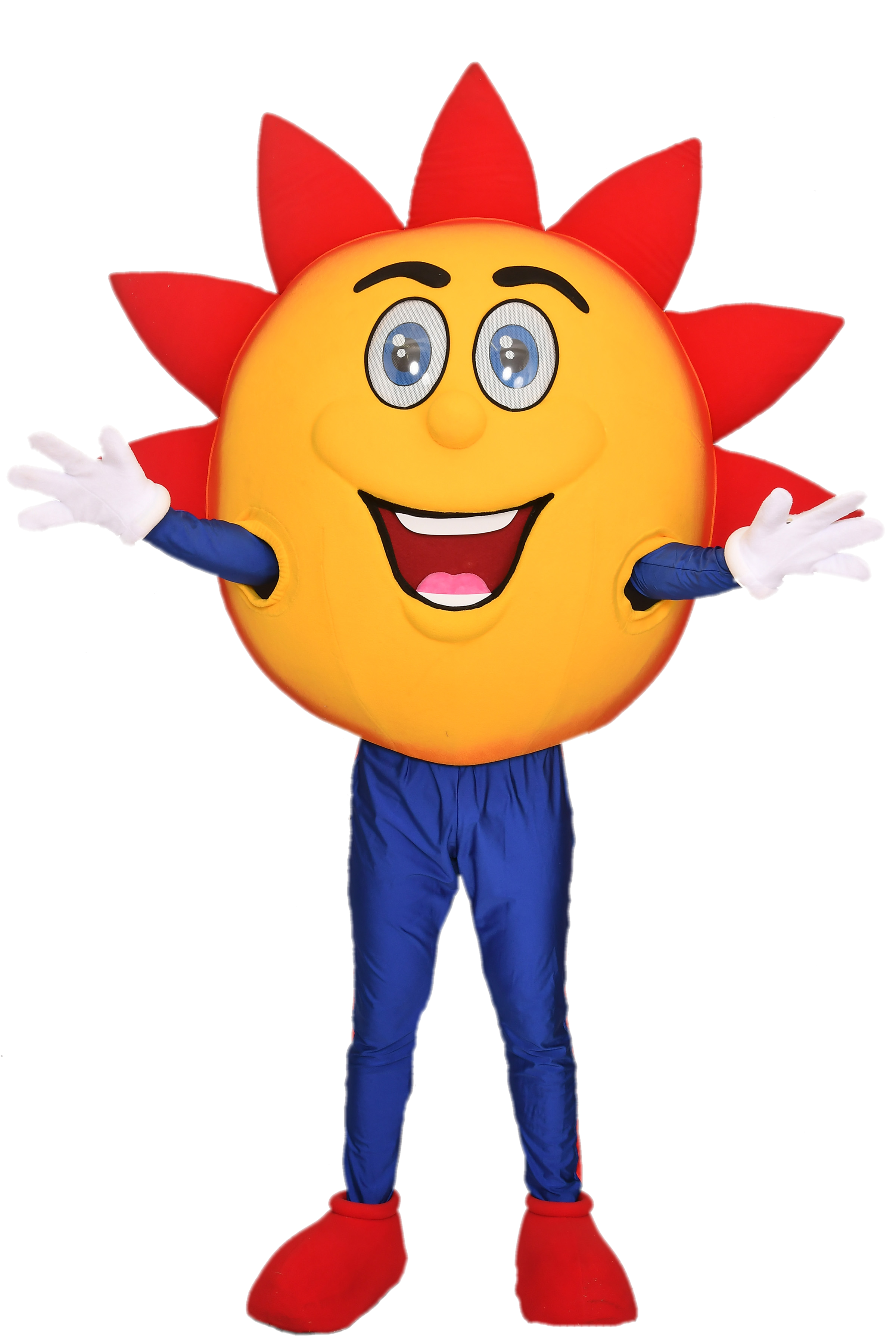 Cheerful Cartoon Sun Character Ready for a Fun Coloring Adventure!