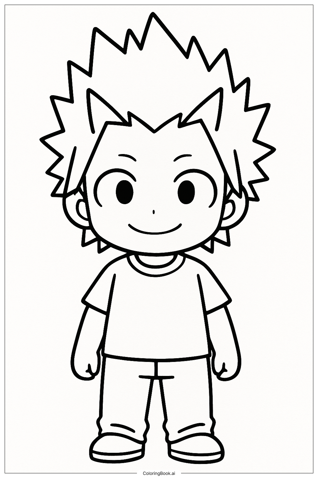  Chibi My Hero Academia Kirishima Coloring Page 
