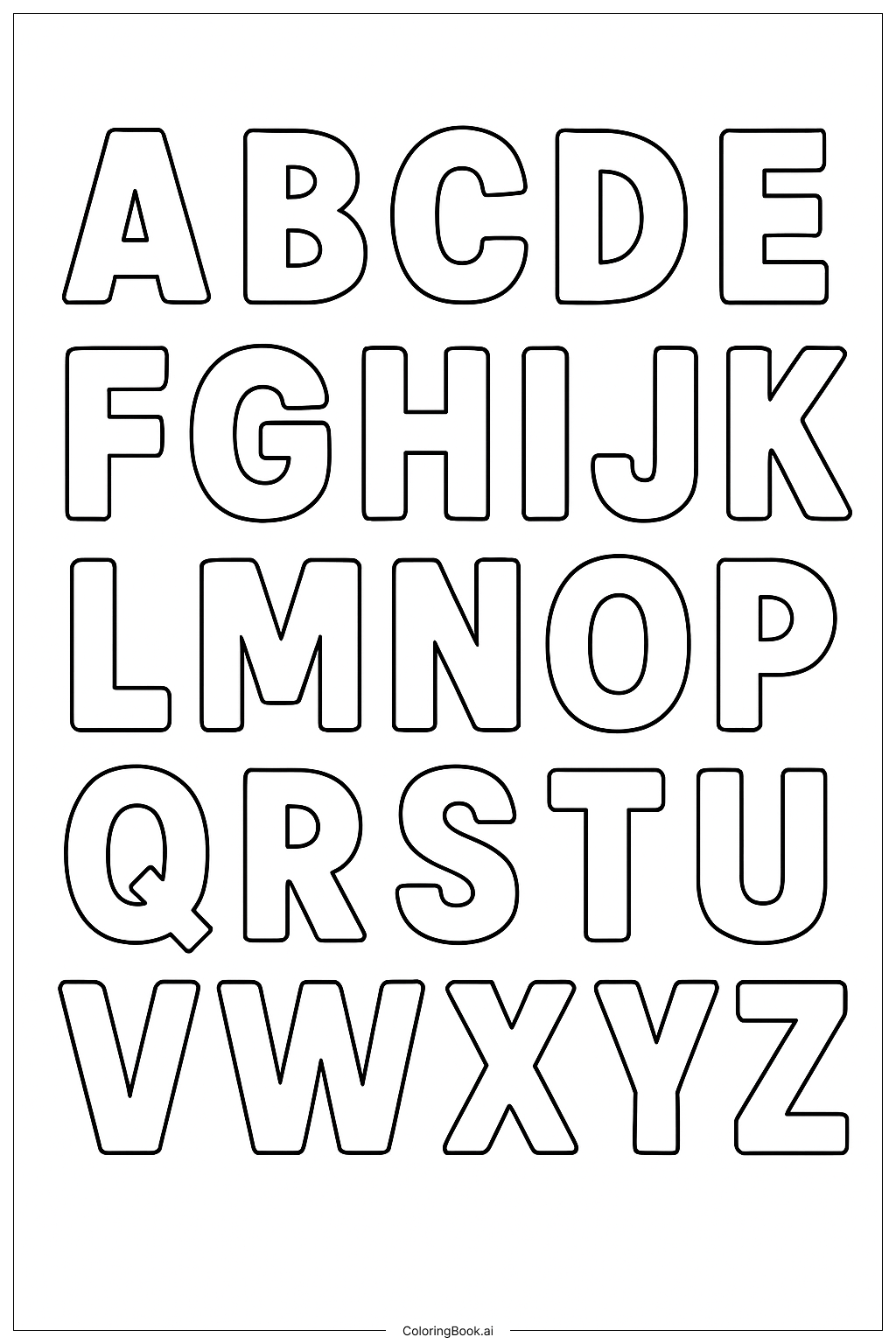 완벽한 영어 알파벳 A-Z