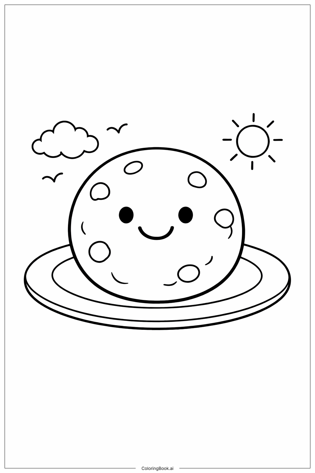 Trang tô màu Bánh Quy Mặt