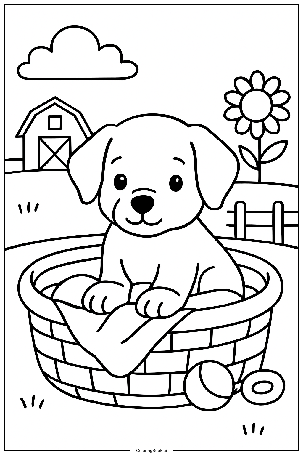  Farm Animal Coloring Page 