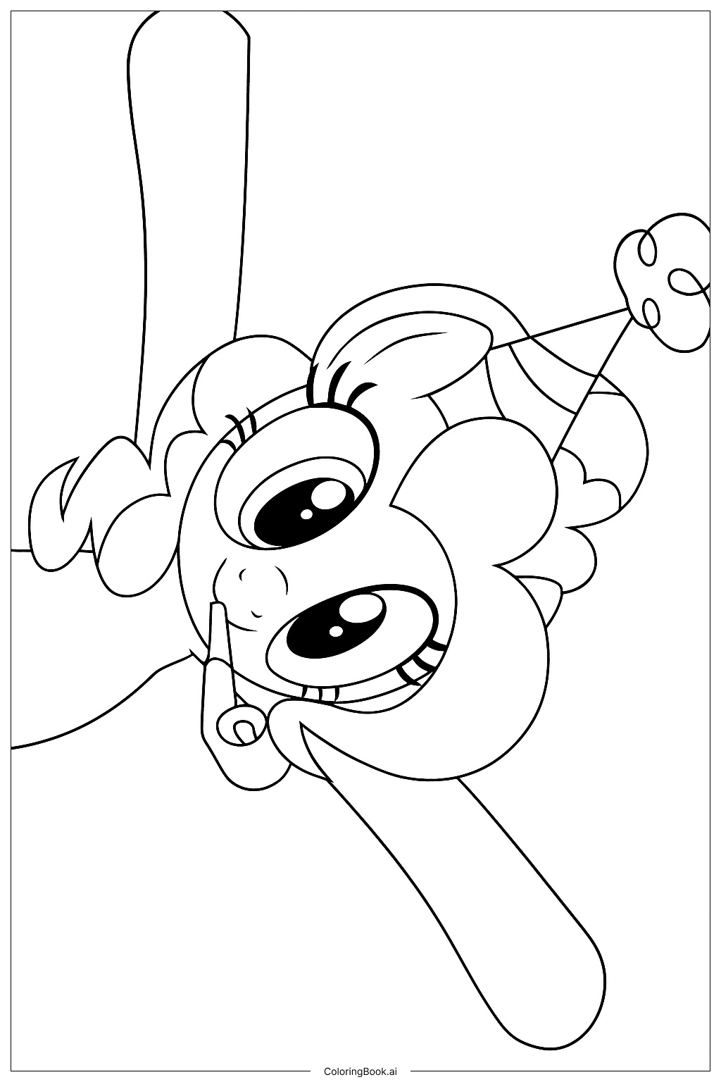  Trang tô màu Pinkie Pie Chi Tiết 