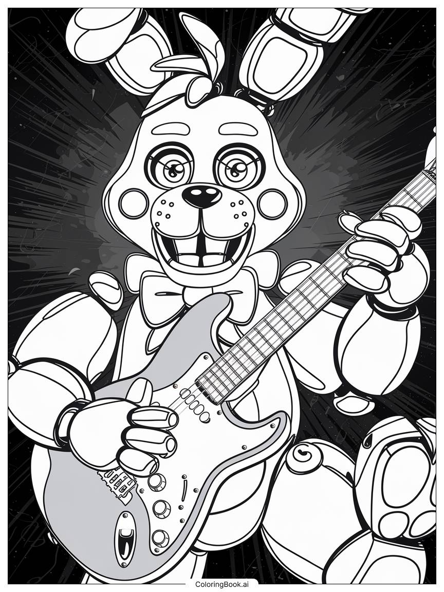  bonnie Coloring Page 