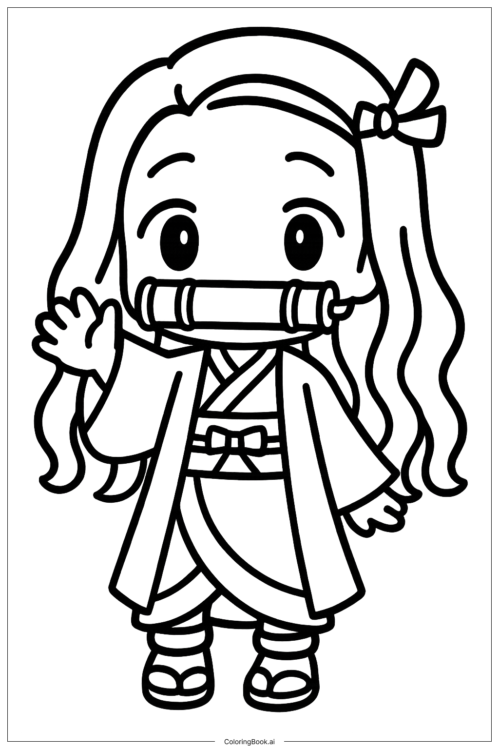  Nezuko Ausmalseite 