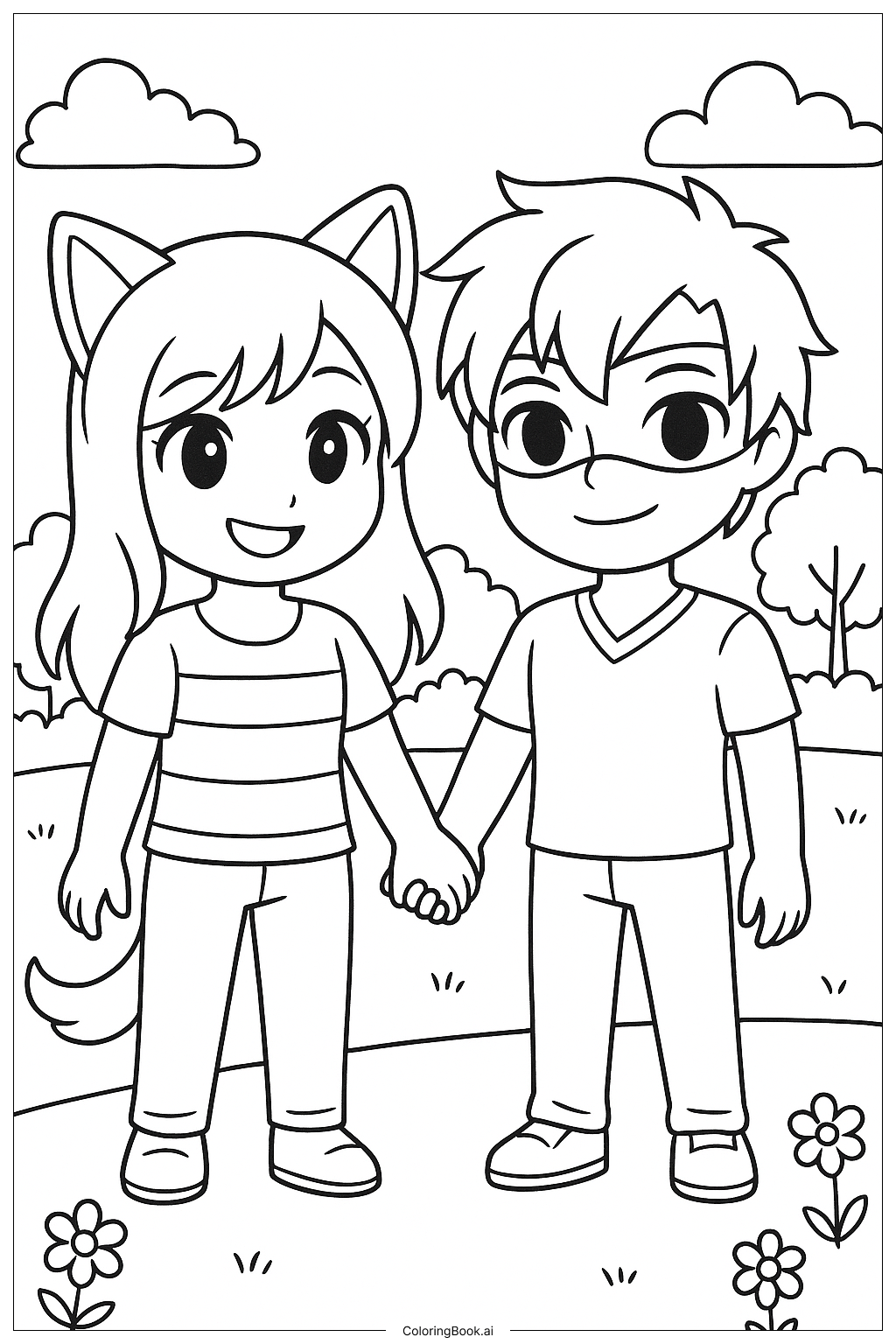Aphmau And Aaron Holding Hands
