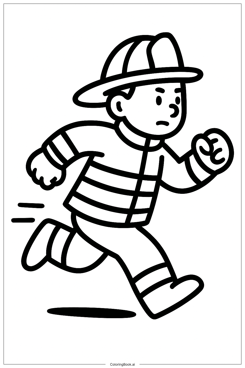 消防員執行任務姿勢