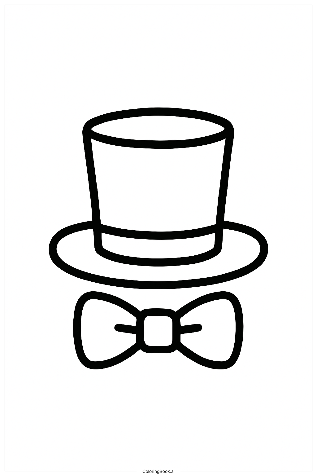  파이브 나이츠 앳 프레디의 빅 햇 색칠공부 페이지 