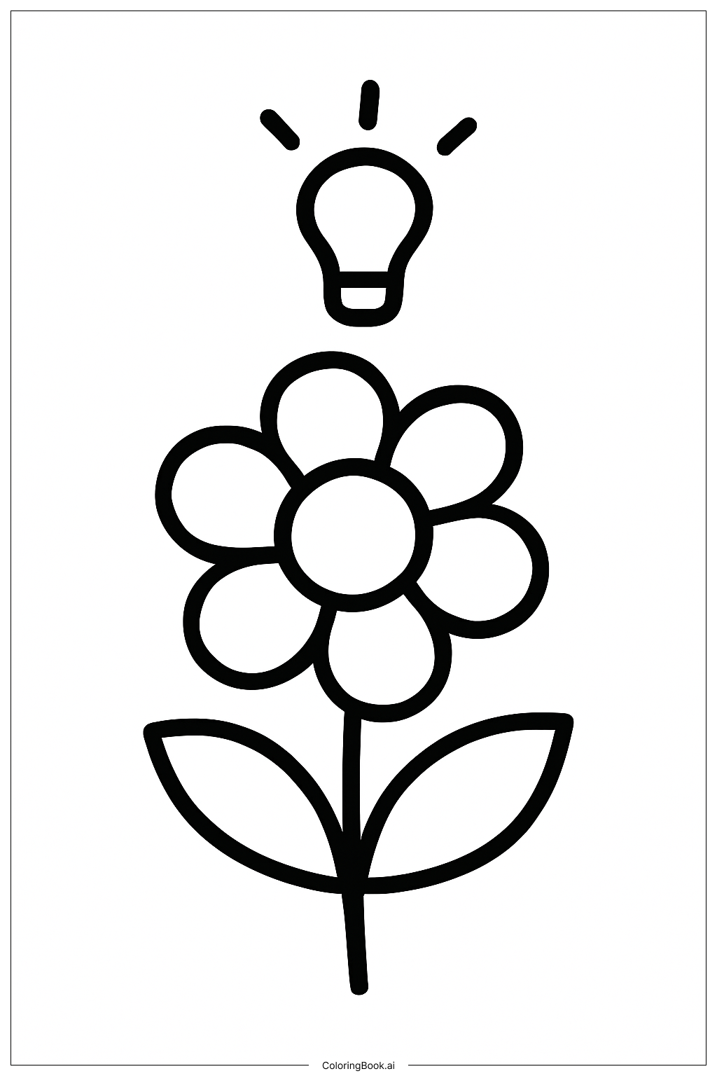 Flower Epiphany Coloring Page